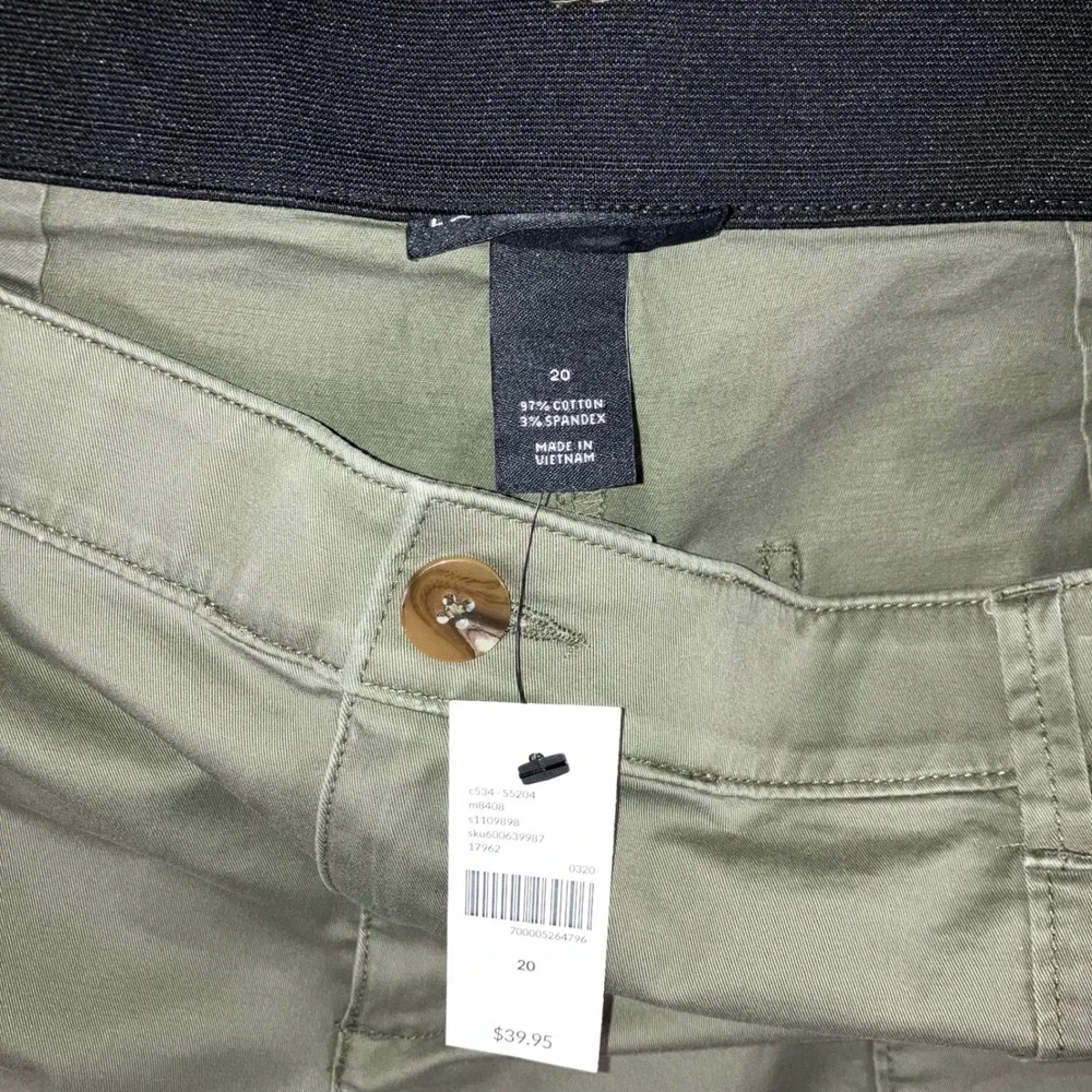 Lane Bryant Shorts Women 20 Chino Casual American Outdoor Preppy Minimalist - Picture 7 of 9